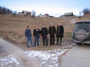 Na ogledu ceste v Bobovem